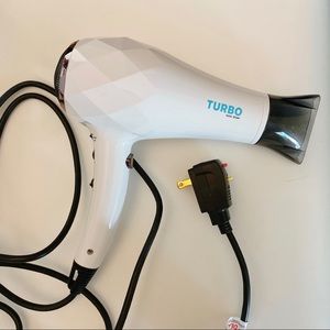 Instyler Blu Turbo Ionic Hair Dryer, White